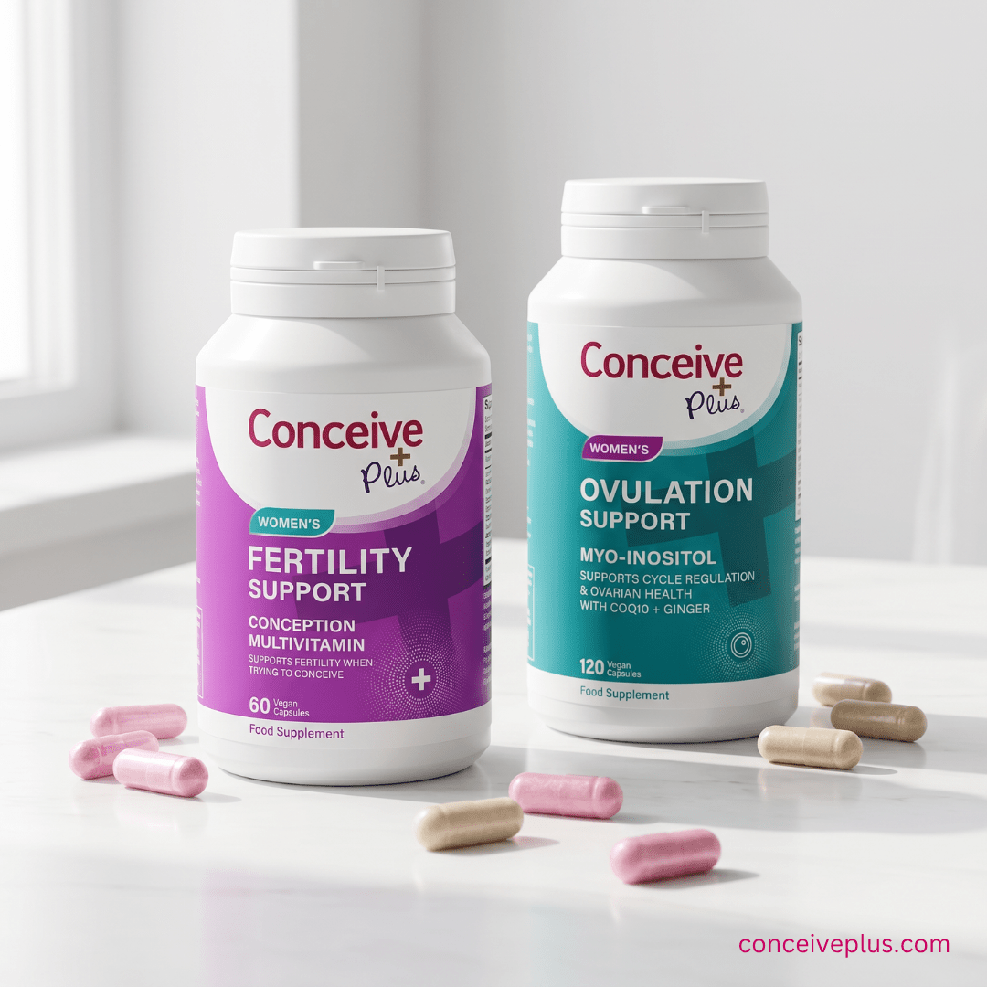 Conceive Plus Maximum Fertility Bundle - Complete Fertility Kit - Female Fertility Supplements