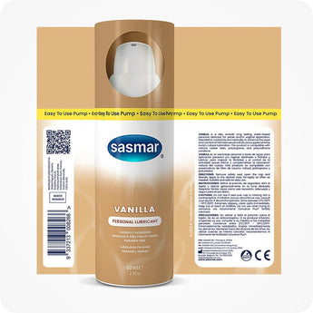 Sasmar Vanilla Flavor Personal Lubricant - Conceive Plus Asia